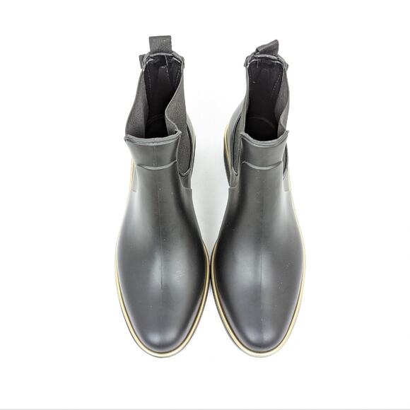 Kate Spade Black Solstice Rain Bootie Size 6 - Picture 4 of 11